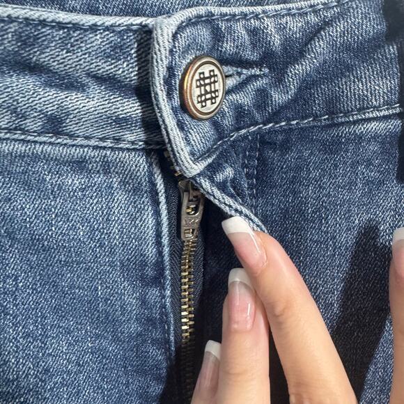 Laurie Felt Jean Women 8 Blue Boyfriend Style Cotton Minimal Modest Casual - Picture 7 of 12